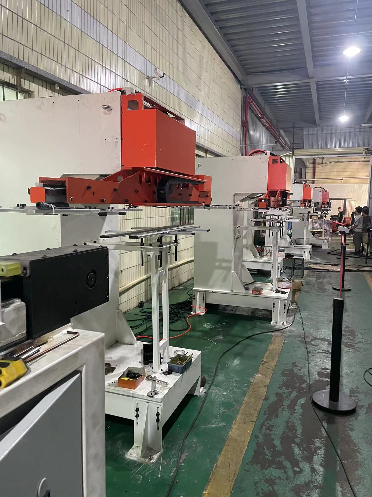 an 8-station stand-alone robotic line